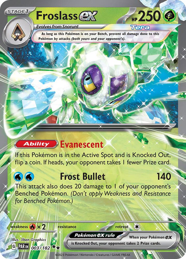 Froslass ex 003/182 (SV04: Paradox Rift) - Holofoil