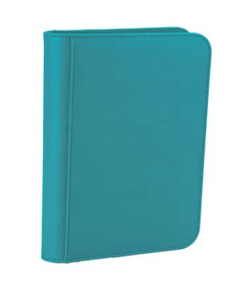 4 Pkt Premium Pokemon Card Binder 20 Page Zippered - Aqua