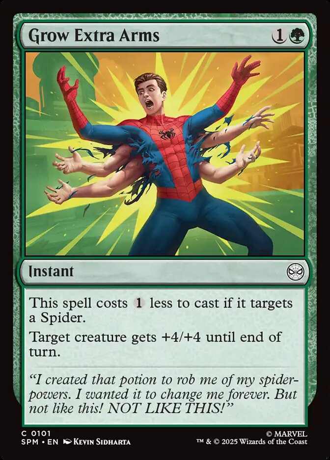 Grow Extra Arms 101/198 (Marvel's Spider-Man)