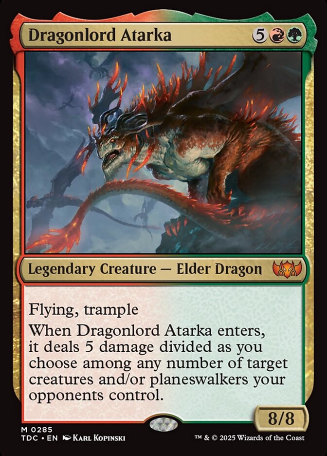 Dragonlord Atarka 285 (Commander: Tarkir: Dragonstorm)