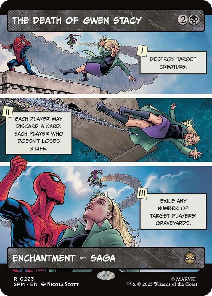 The Death of Gwen Stacy 223/198 (Marvel's Spider-Man) - Showcase