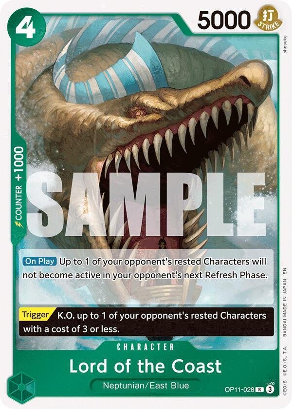 Lord of the Coast OP11-028 (A Fist of Divine Speed) - Foil