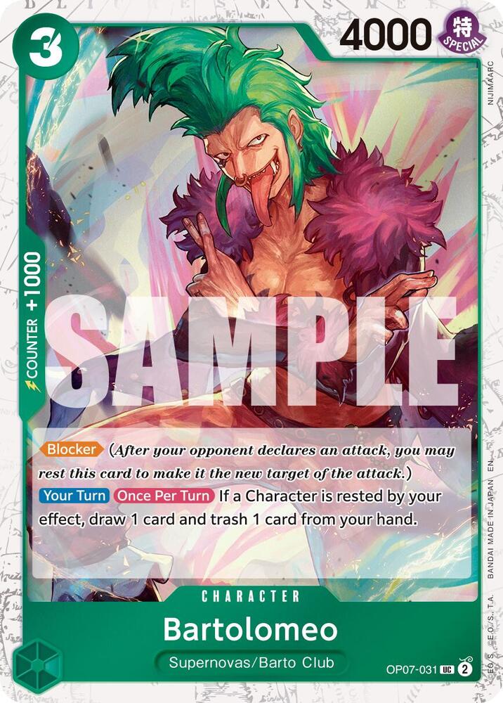 Bartolomeo OP07-031 (Premium Booster -The Best- Vol. 2) - Pirate Foil
