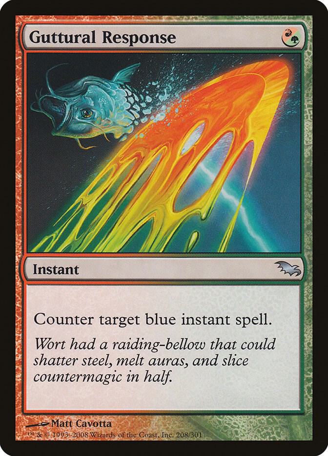 Guttural Response 208/301 (Shadowmoor)