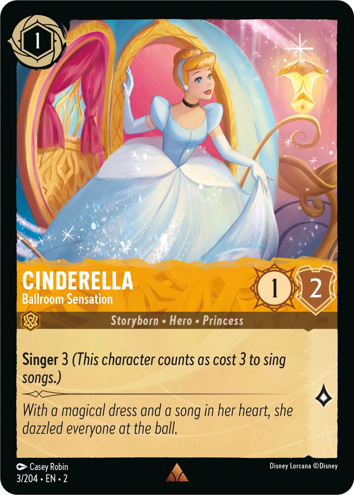 Cinderella, Ballroom Sensation 3/204 (Rise of the Floodborn) - Cold Foil