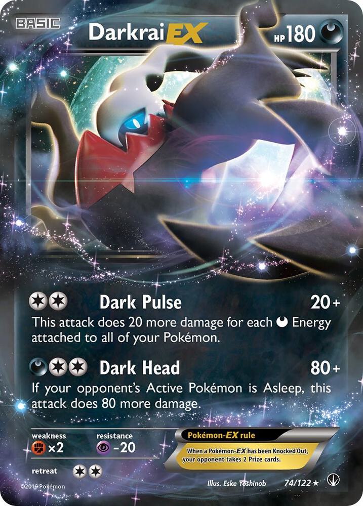 Darkrai EX 74/122 (XY - BREAKpoint) - Holofoil