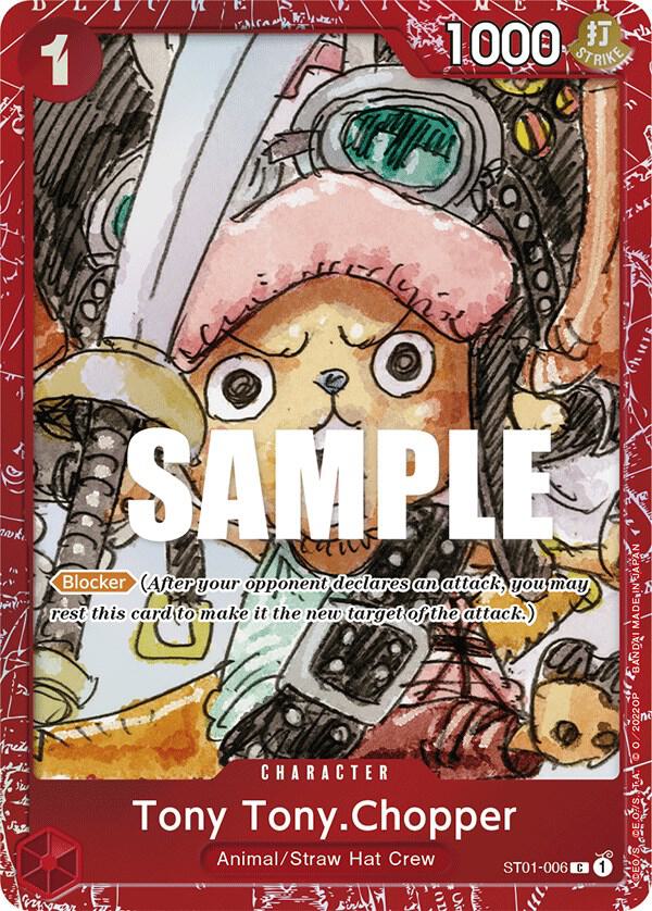 Tony Tony.Chopper (PCC Film RED) ST01-006 (One Piece Promotion Cards) - Alternate Art Foil
