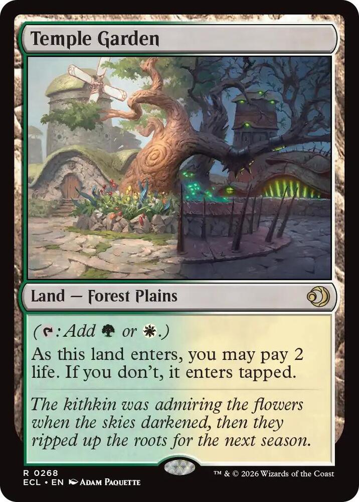 Temple Garden 268 (Lorwyn Eclipsed) - Foil