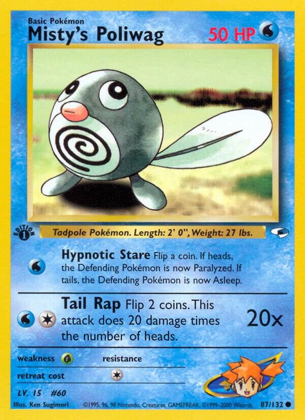 Misty's Poliwag 087/132 (Gym Heroes) - 1st Edition