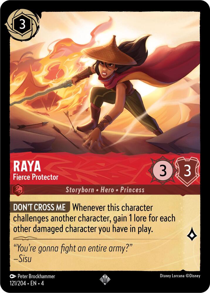 Raya, Fierce Protector 121/204 (Ursula's Return)