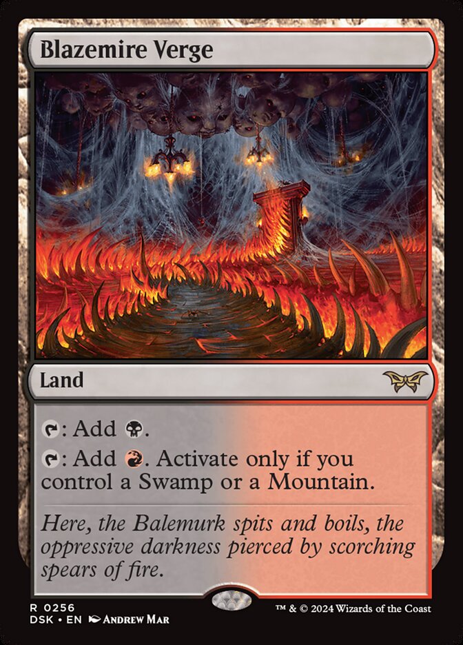 Blazemire Verge 256/286 (Duskmourn: House of Horror)