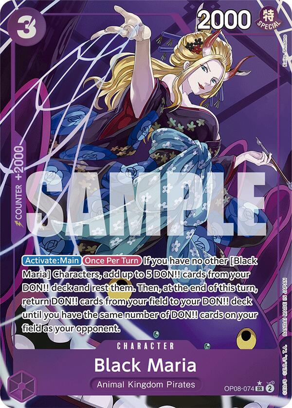 Black Maria OP08-074 (Two Legends) - Alternate Art Foil