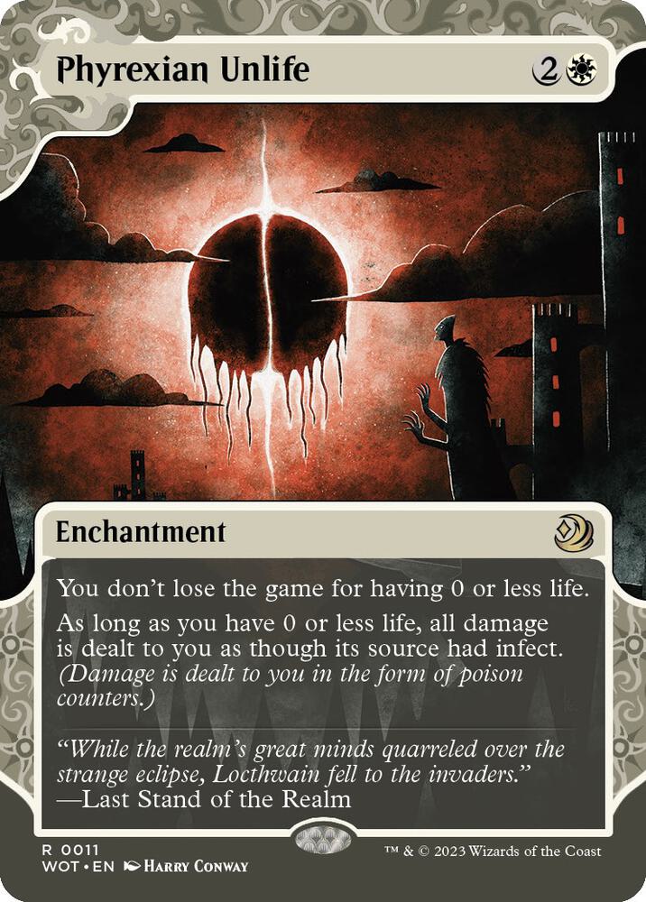 Phyrexian Unlife 11 (Wilds of Eldraine: Enchanting Tales) - Showcase Foil