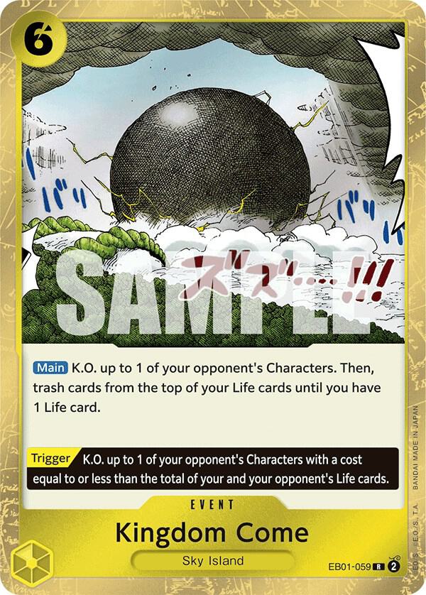 Kingdom Come EB01-059 (Extra Booster: Memorial Collection) - Foil