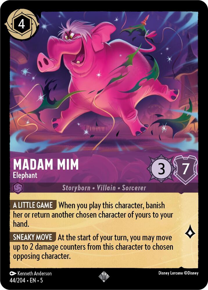 Madam Mim, Elephant 44/204 (Shimmering Skies) - Cold Foil