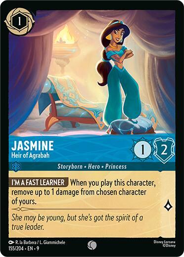 Jasmine, Heir of Agrabah 155/204 (Fabled)