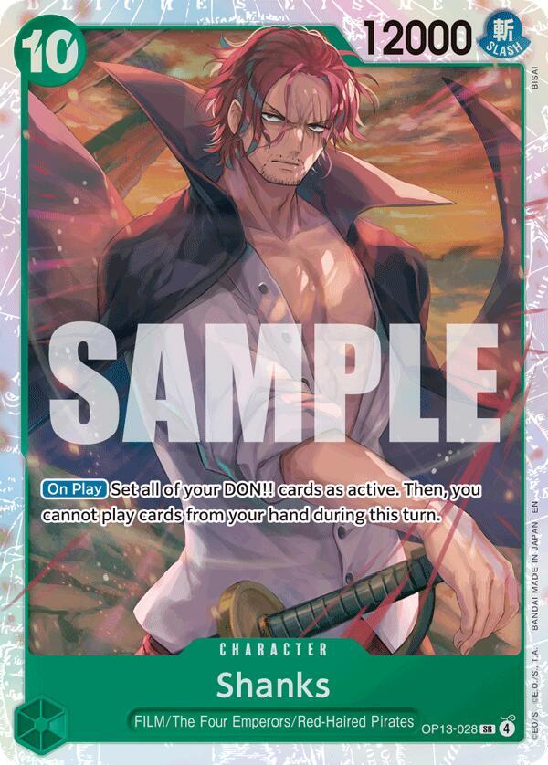 Shanks OP13-028 (Carrying On His Will) - Foil