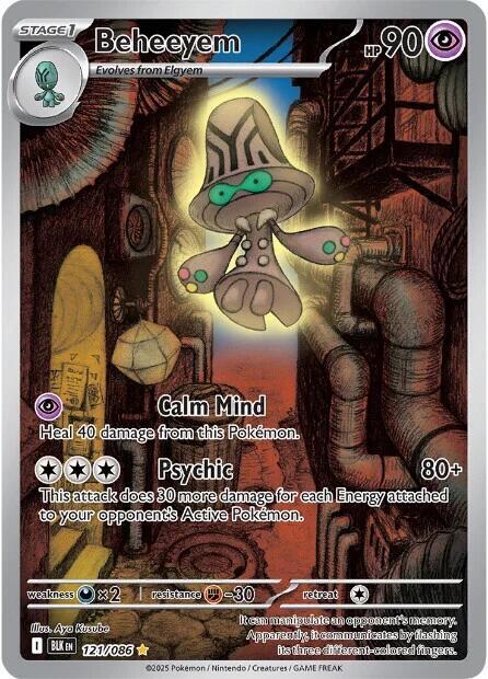 Beheeyem 121/086 (SV: Black Bolt) - Holofoil