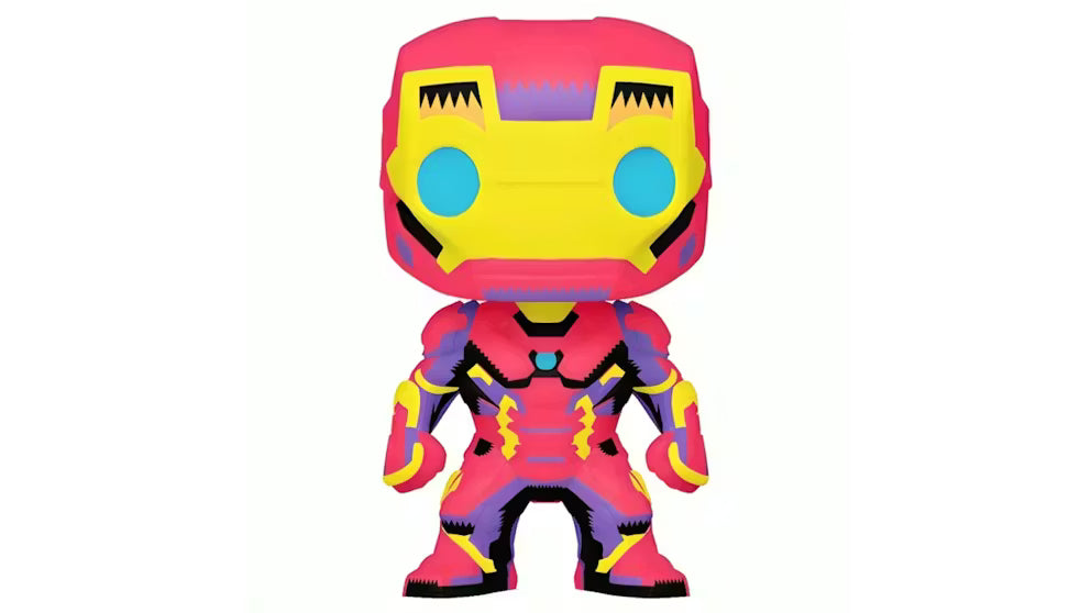 Iron Man (Black Light) #649 Marvel Special Edition Bobble Head Pop Vinyl Figure Funko