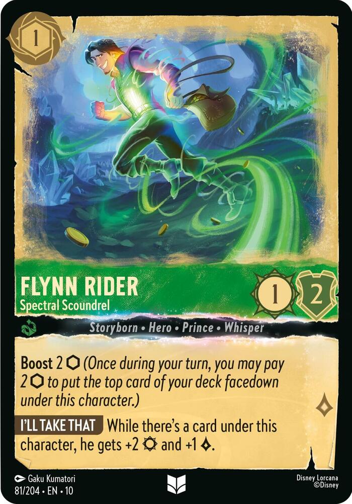 Flynn Rider, Spectral Scoundrel 81/204 (Whispers in the Well)