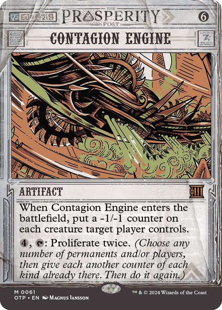 Contagion Engine 61 (Outlaws of Thunder Junction: Breaking News) - Showcase