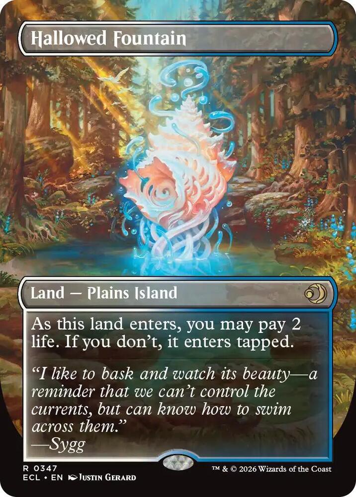 Hallowed Fountain 347/273 (Lorwyn Eclipsed) - Borderless