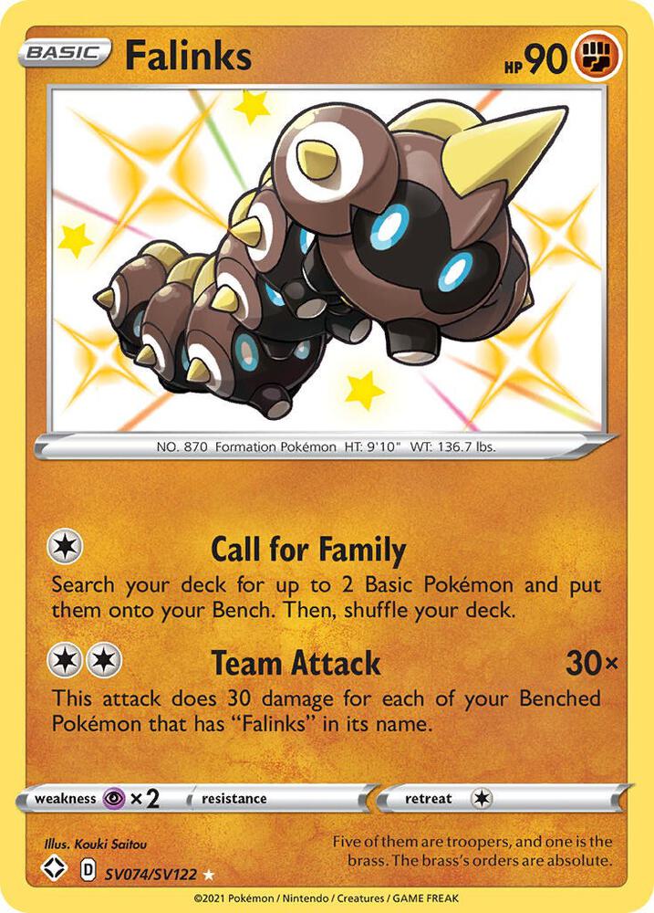 Falinks SV074/SV122 (Shining Fates: Shiny Vault) - Holofoil