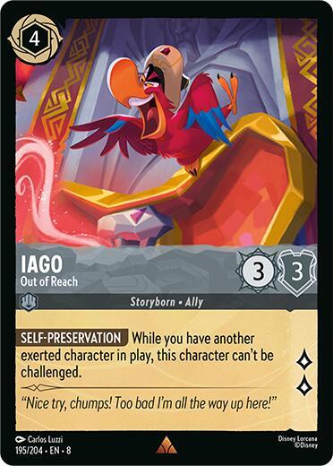 Iago, Out of Reach 195/204 (Reign of Jafar)