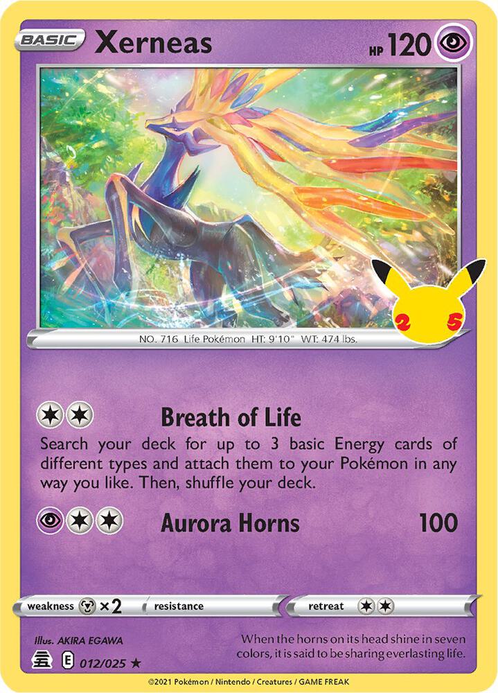 Xerneas 012/025 (Celebrations) - Holofoil