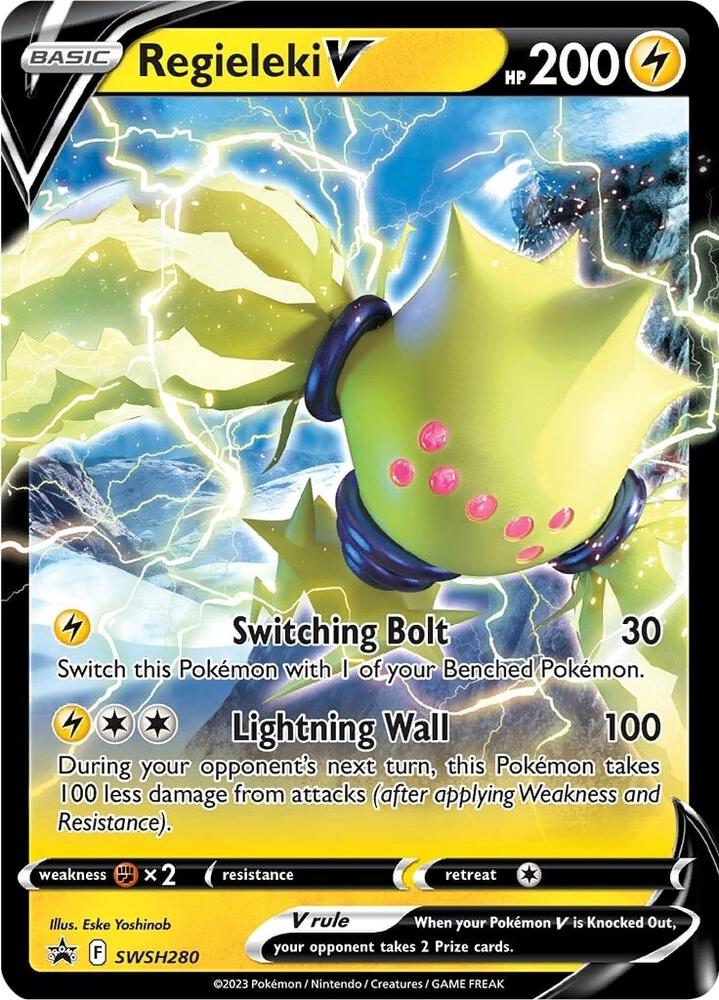 Regieleki V SWSH280 (SWSH: Sword & Shield Promo Cards) - Holofoil