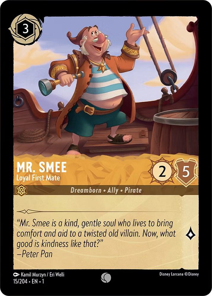 Mr. Smee, Loyal First Mate 15/204 (The First Chapter) - Cold Foil