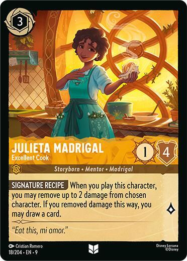 Julieta Madrigal, Excellent Cook 18/204 (Fabled)