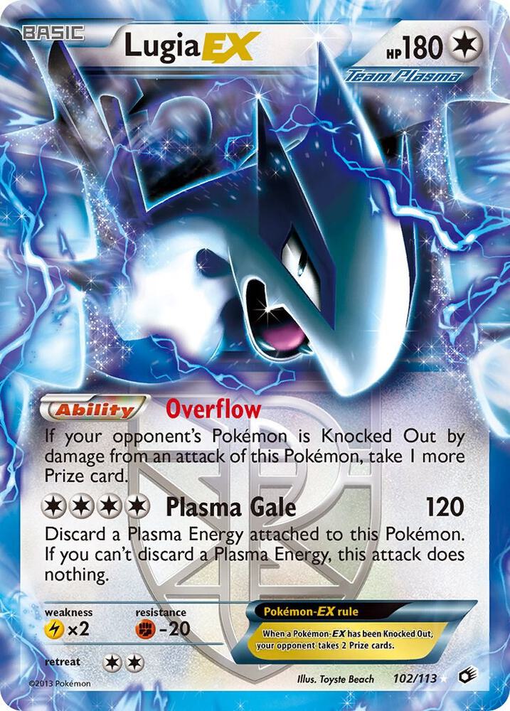 Lugia EX Team Plasma 102/113 (Legendary Treasures) - Holofoil