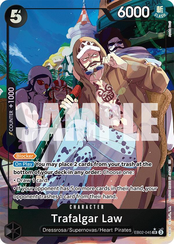 Trafalgar Law EB02-045 (Extra Booster: Anime 25th Collection) - Alternate Art Foil