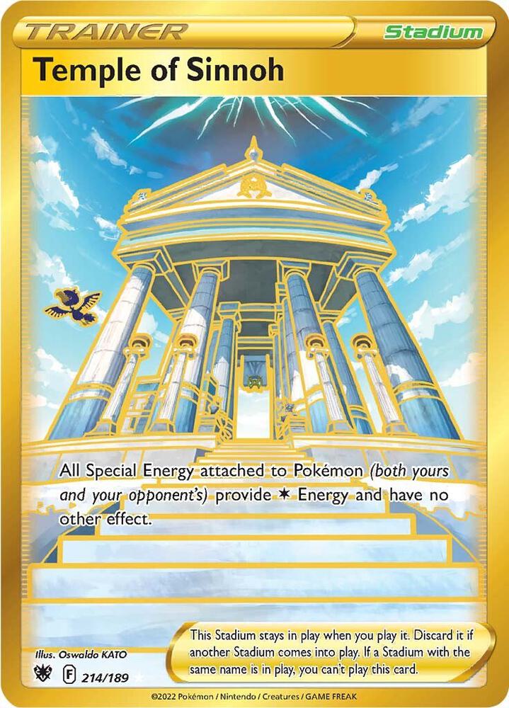 Temple of Sinnoh Secret 214/189 (SWSH10: Astral Radiance) - Holofoil