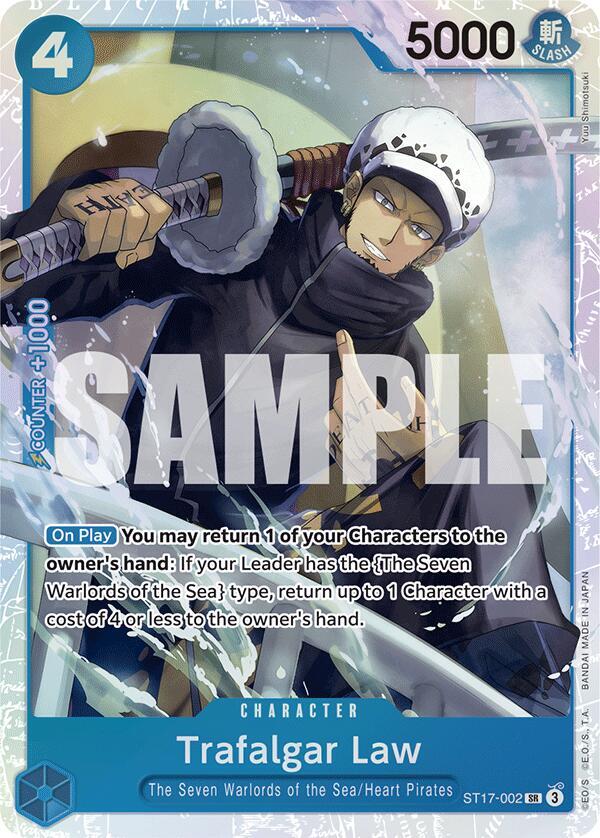 Trafalgar Law ST17-002 (Starter Deck 17: BLUE Donquixote Doflamingo) - Foil