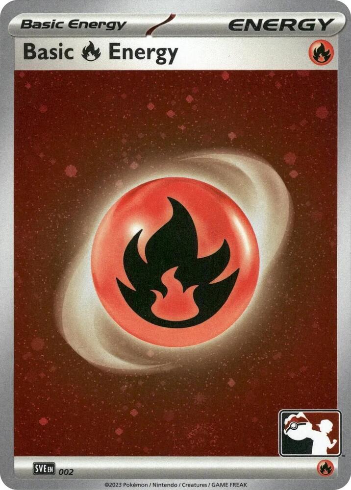 Basic Fire Energy 002 (Prize Pack Series Cards) - Cosmo Holofoil