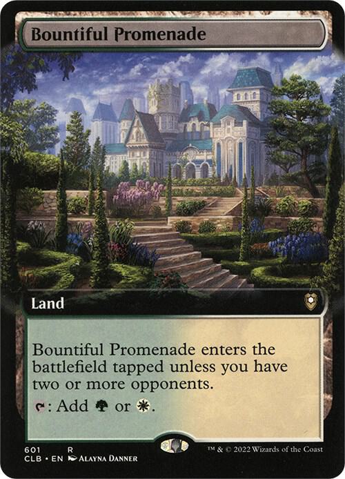 Bountiful Promenade Extended Art 601 (Commander Legends: Battle for Baldur's Gate)