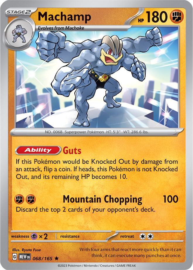 Machamp 068/165 (SV: Scarlet & Violet 151) - Holofoil