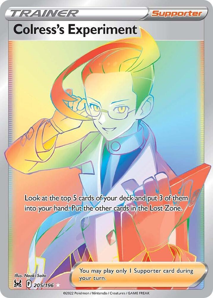 Colress's Experiment Secret 205/196 (SWSH11: Lost Origin) - Holofoil