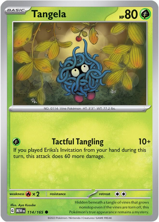 Tangela 114/165 (SV: Scarlet & Violet 151)
