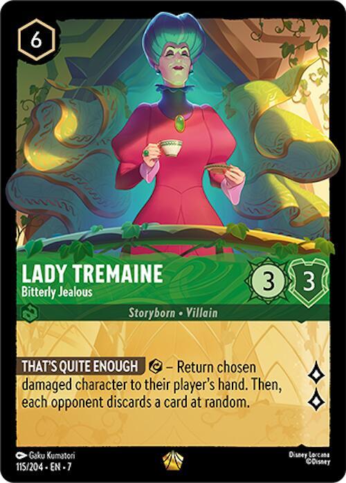 Lady Tremaine, Bitterly Jealous 115/204 (Archazia's Island) - Cold Foil