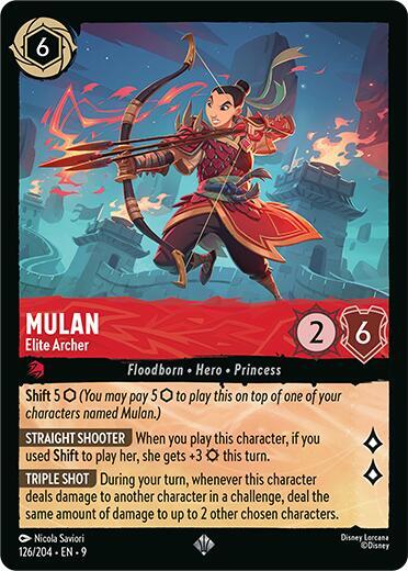 Mulan, Elite Archer 126/204 (Fabled)