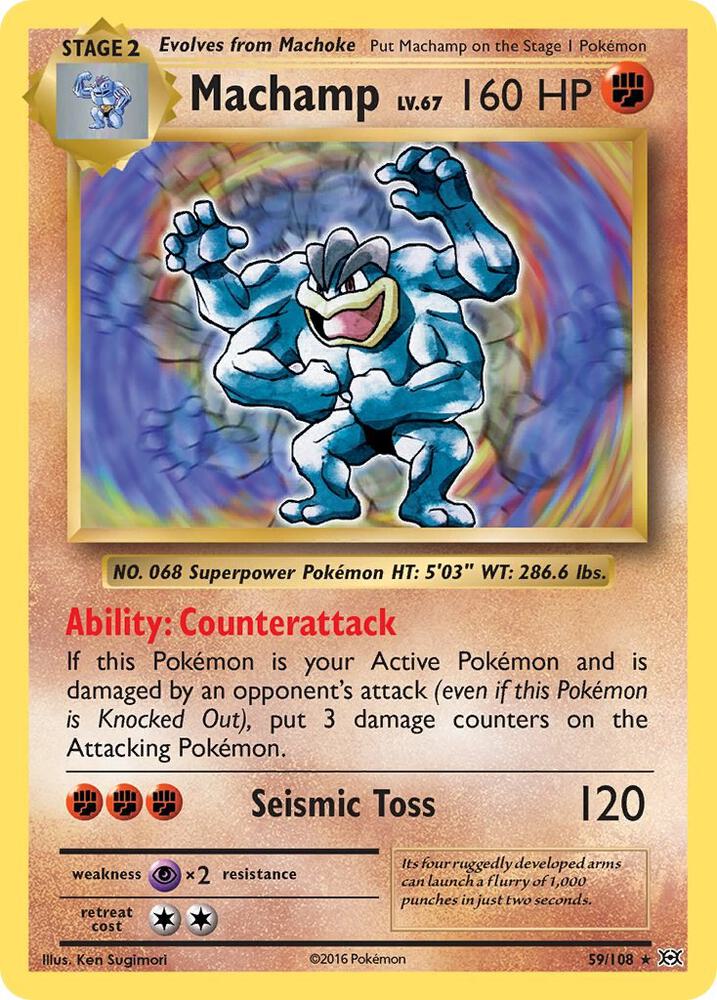 Machamp 59/108 (XY - Evolutions) - Holofoil