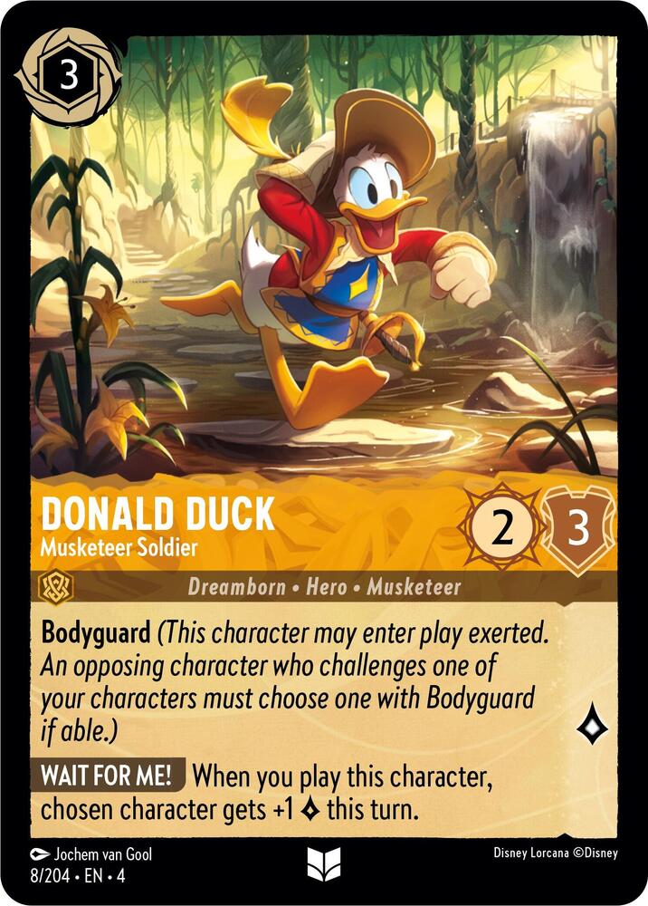 Donald Duck, Musketeer Soldier 8/204 (Ursula's Return)