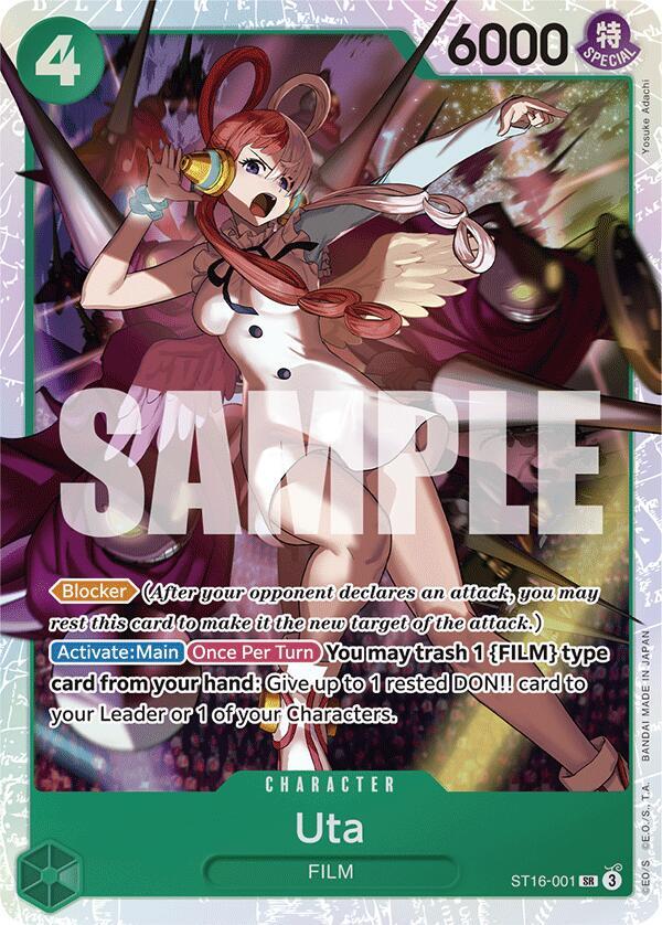 Uta ST16-001 (Starter Deck 16: GREEN Uta) - Foil