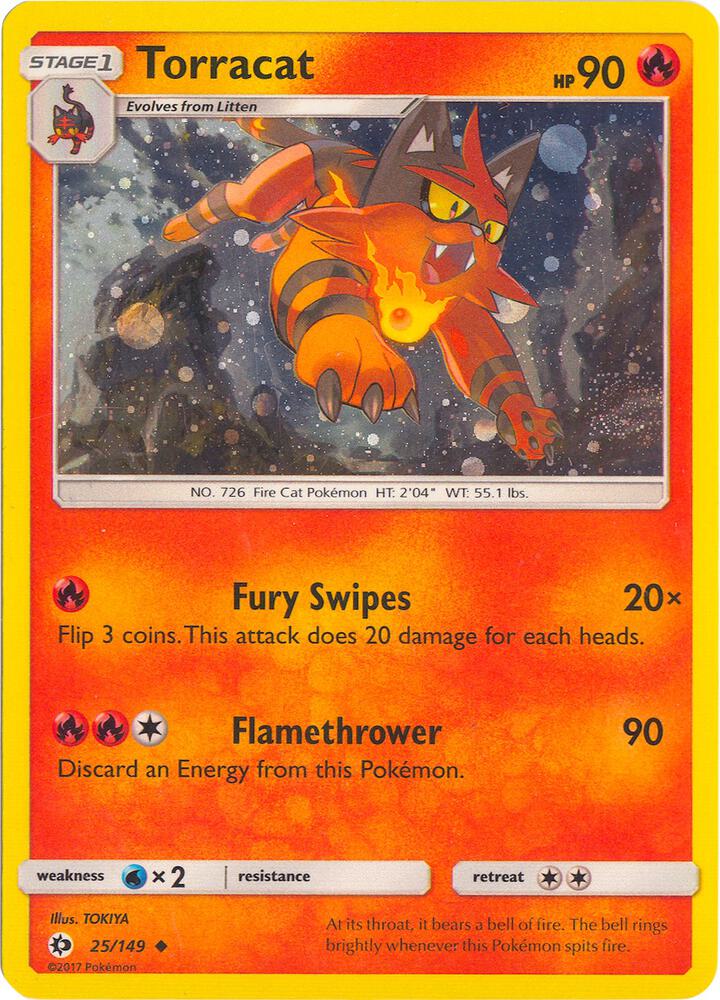 Torracat 025/149 (League & Championship Cards) - Cosmo Holofoil