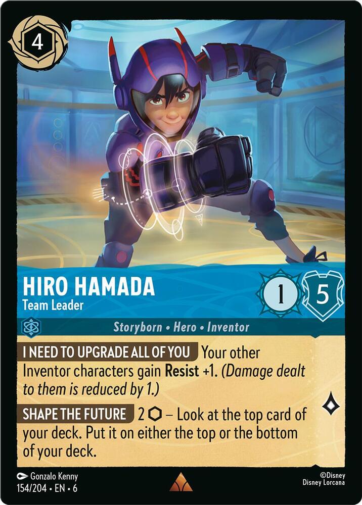 Hiro Hamada, Team Leader 154/204 (Azurite Sea)