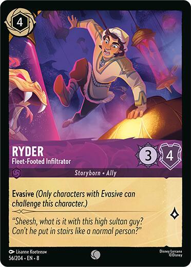 Ryder, Fleet Footed Infiltrator 56/204 (Reign of Jafar)