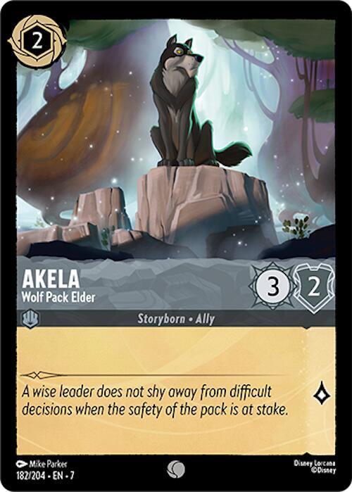 Akela, Wolf Pack Elder 182/204 (Archazia's Island)